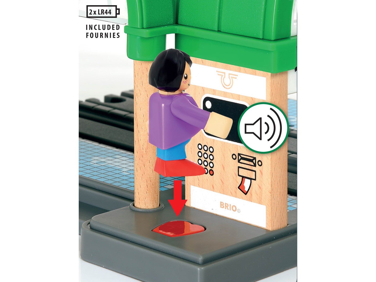 Brio Neuer Hauptbahnhof mit Ticketautomat Brio Neuer Hauptbahnhof mit Ticketautomat